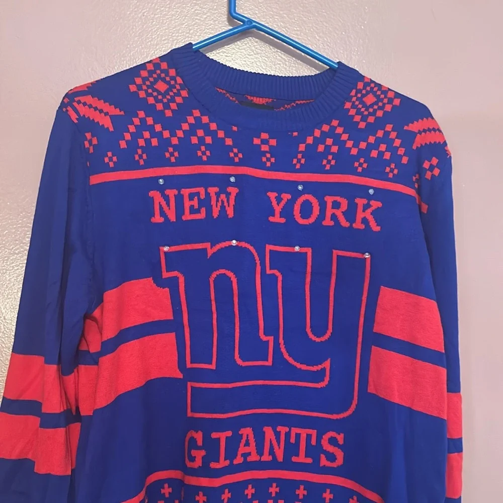 New York GIANTS Official NFL FOCO 2-Stripe Light-Up AS IS NOT SURE IF LIGHTS UP - Picture 2 of 7